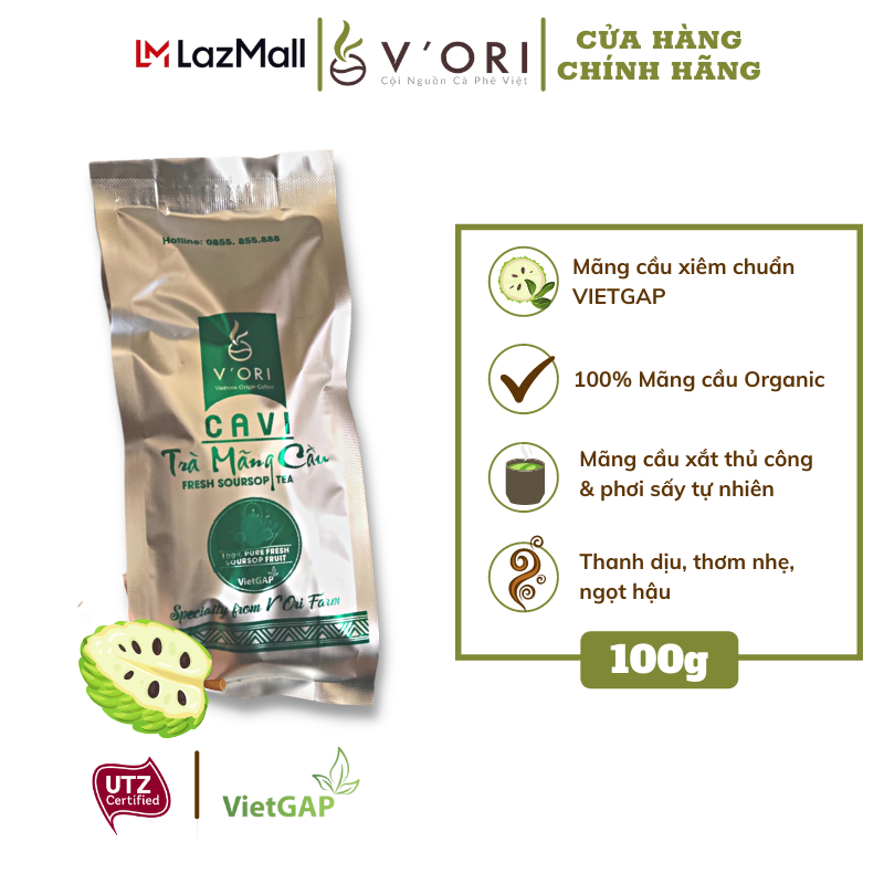 Trà Mãng Cầu CAVI 1 (100gr)