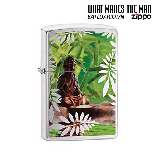 Zippo 29058 - zippo buddah brushed chrome
