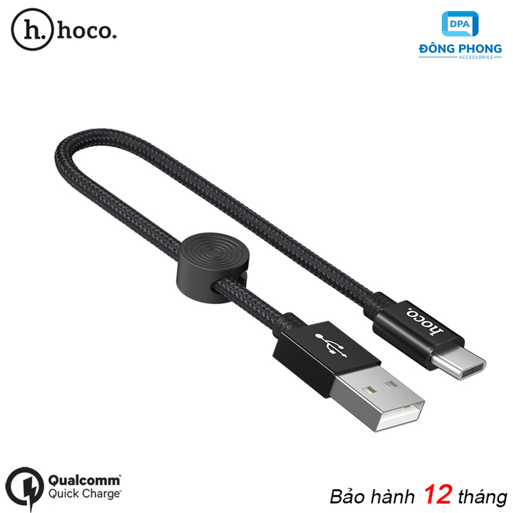 Cáp Sạc Nhanh Type C Hoco X35 Dài 25CM Chính Hãng