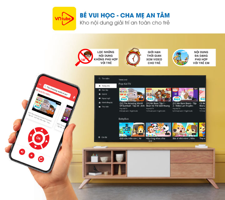 Smart tivi UBC Android UB43S600 73inch