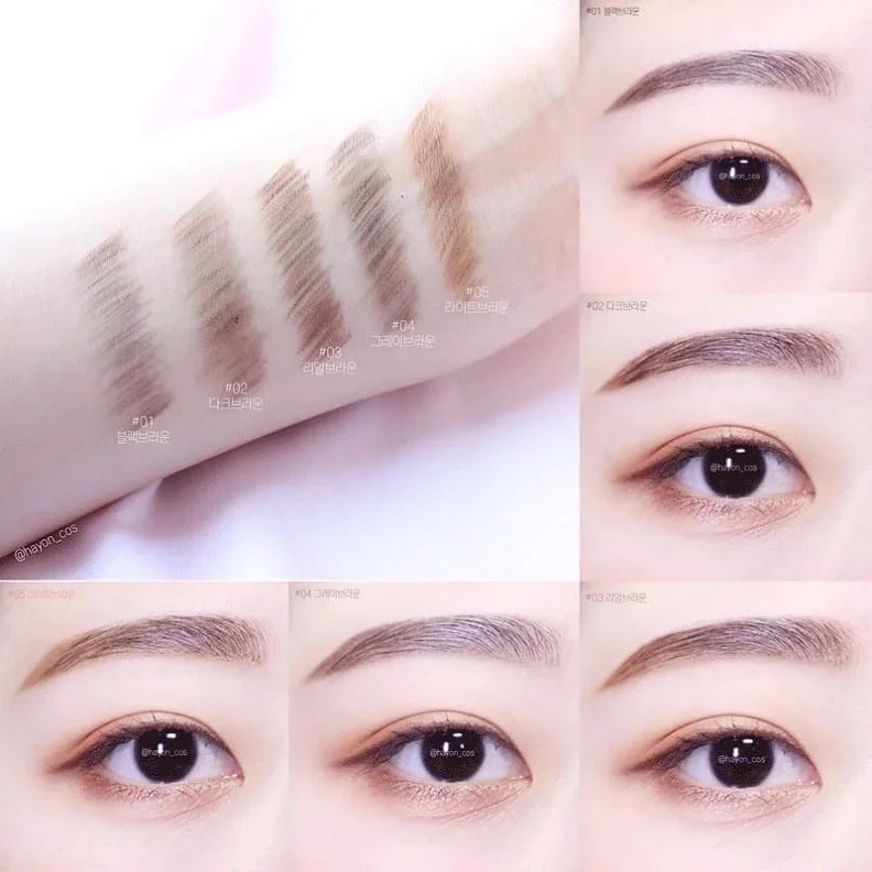 Chì kẻ mày Karadium Auto Eyebrow Pencil 2 đầu