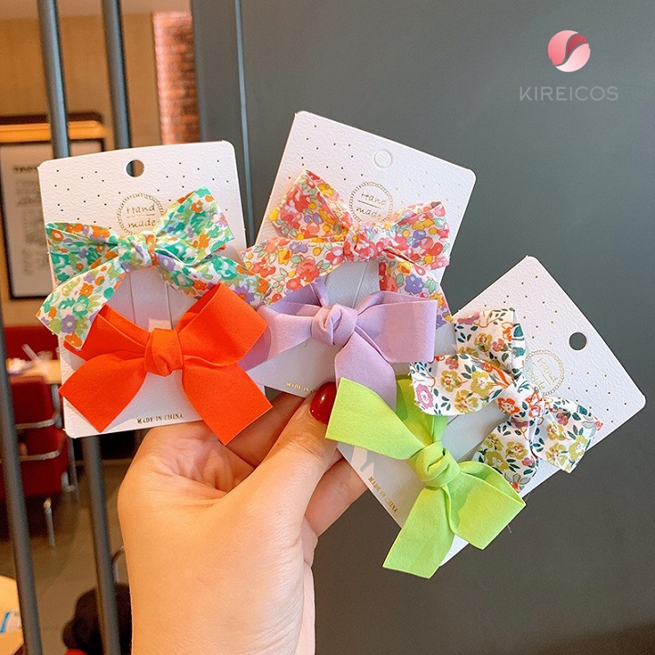 [HCM]Set 2 Kẹp Bản Nơ Hot Trend Hàn Quốc Cho Bé