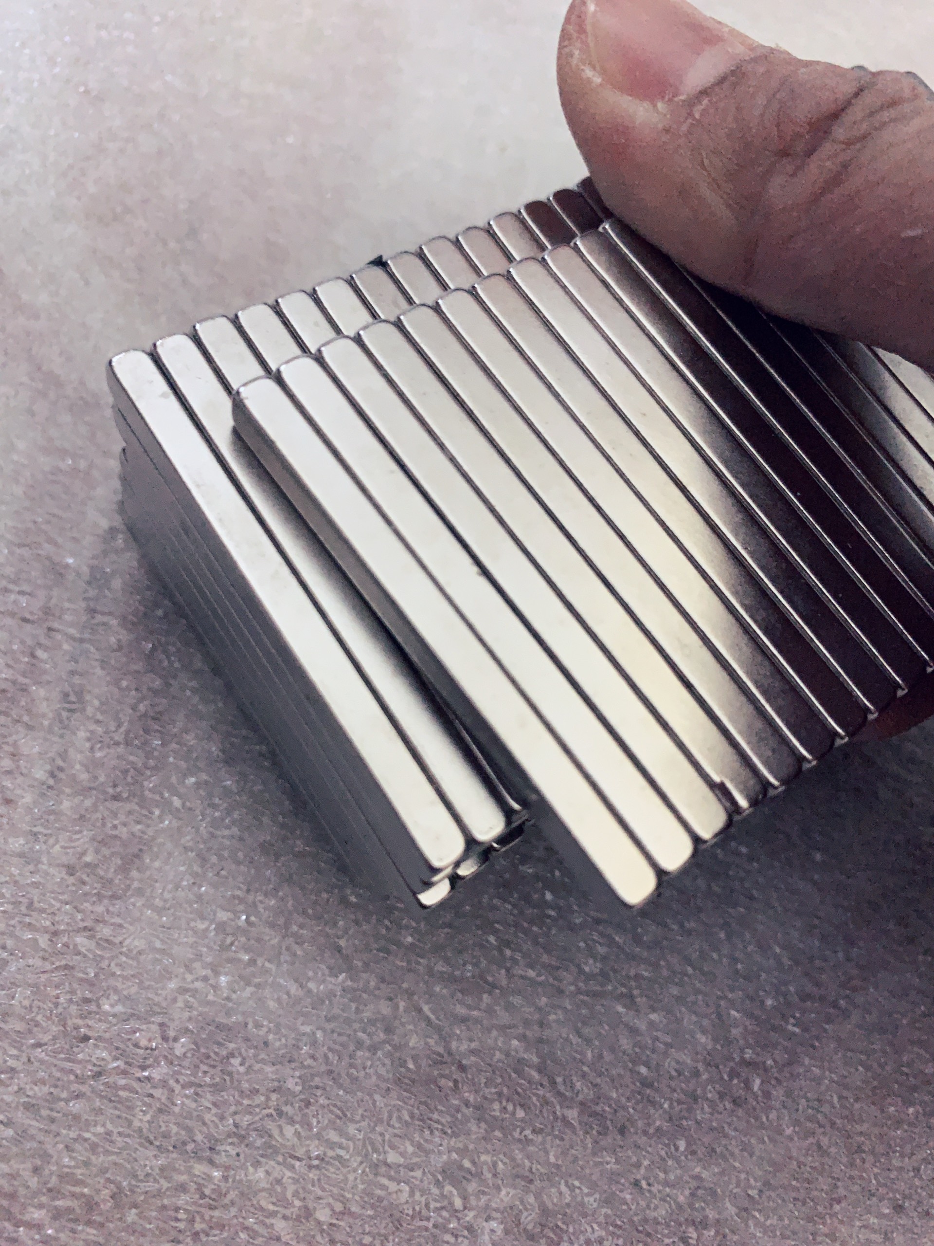 10 viên Nam châm 50x5x4mm , nam châm đất hiếm