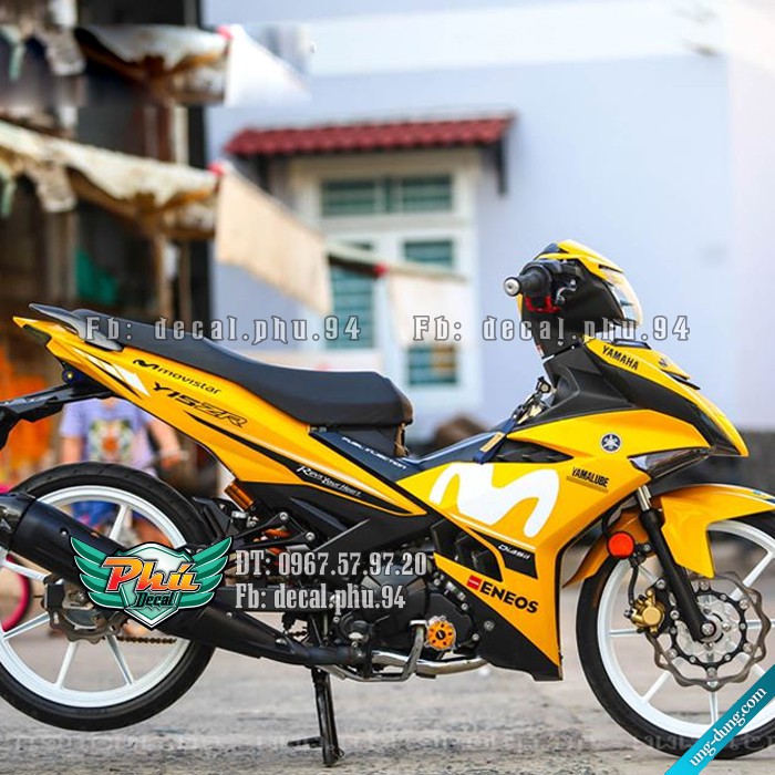 Tem rời Ex 150 Movistar vàng full (p)|mẫu mã đa dạng|chi tiết sắc nét|nhận làm Tem rời theo yêu cầu, cam kết hàng đúng mô tả, chất lượng đảm bảo an toàn đến sức khỏe người sử dụng