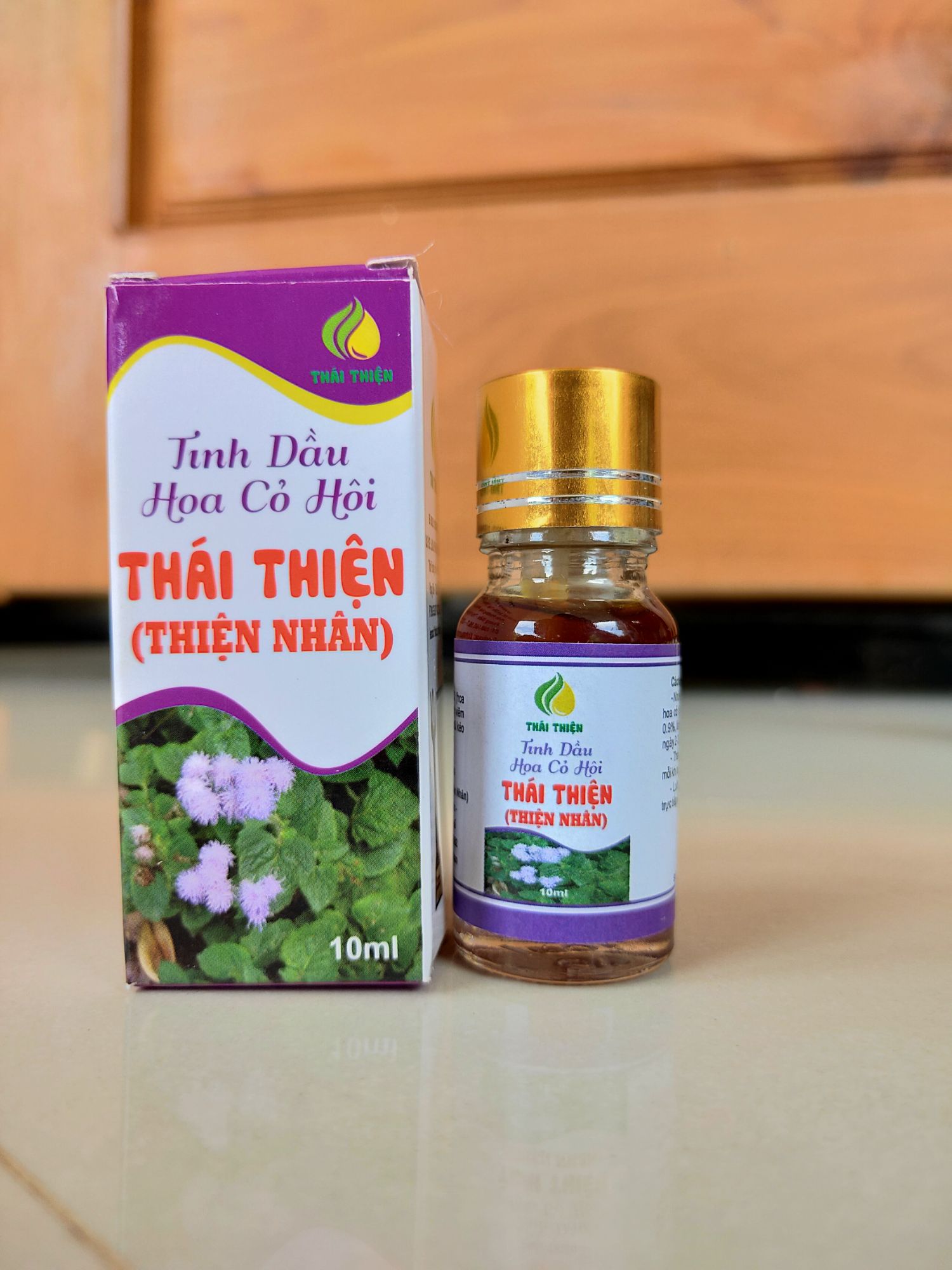 Tinh dầu hoa cỏ hôi( hoa ngũ sắc) Thái Thiện ( Thiện Nhân) 10ml