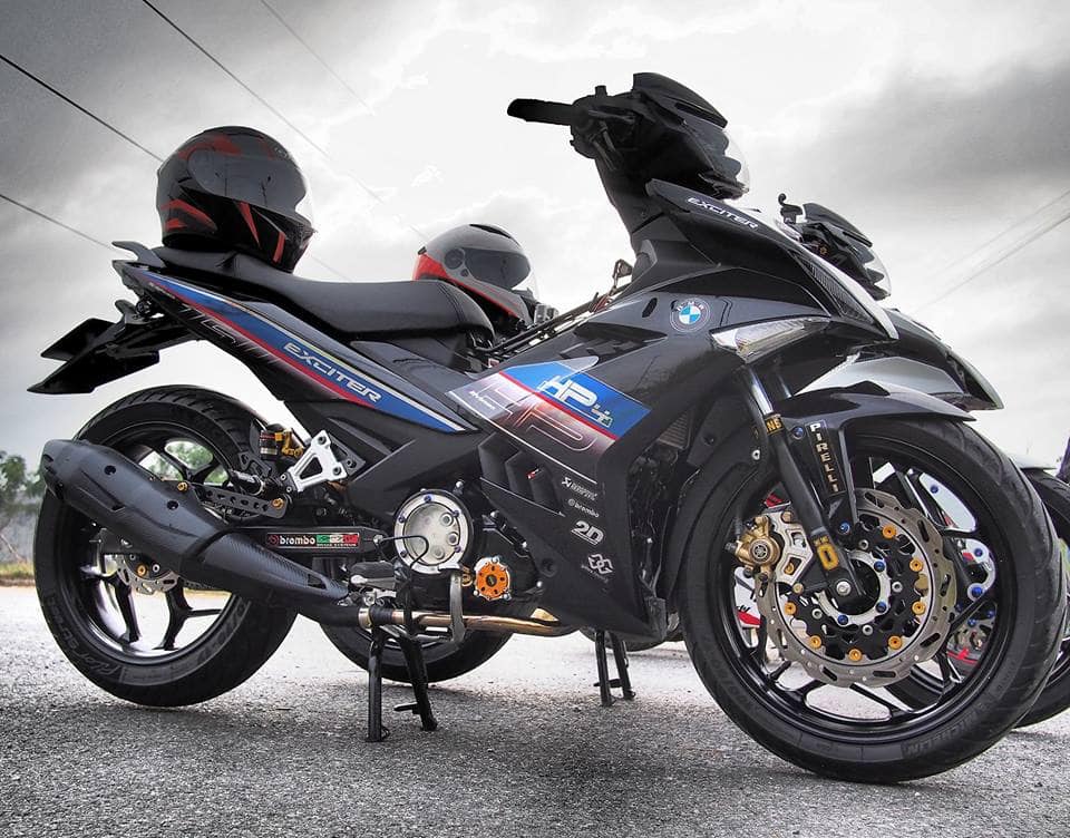 Tem RỜI EXCITER 150 HP4 XANH ĐEN