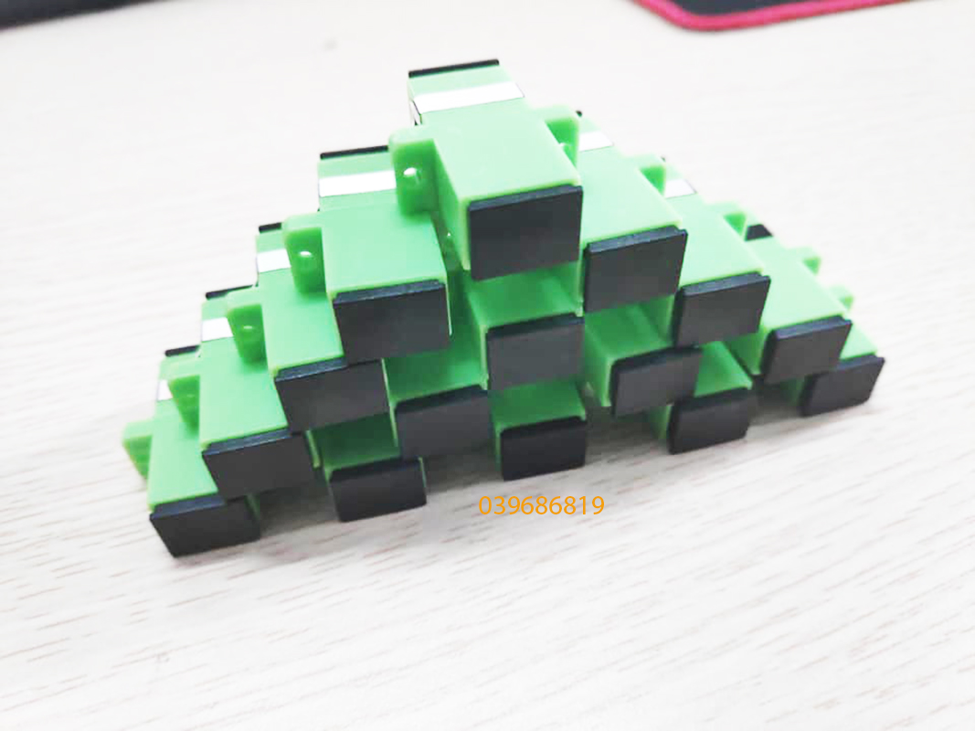 Bộ 10 đầu Adapter/Coupler SC-SC/APC (Xanh Lá)
