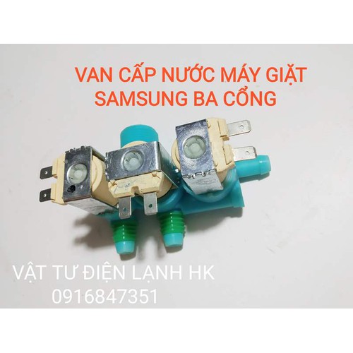 Van cấp nước ba cổng máy giặt samsung. 3 cửa - Van cấp ba samsung.