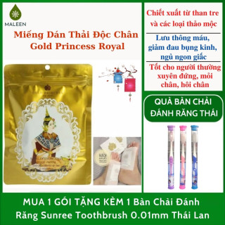 Miếng Dán Thải Độc Chân Gold Princess Royal Thái Lan Maleen ML05 thumbnail