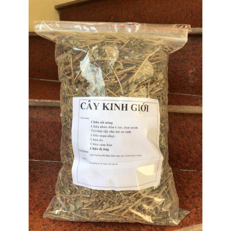 1kg cây kinh giới phơi nắng khô thơm sạch