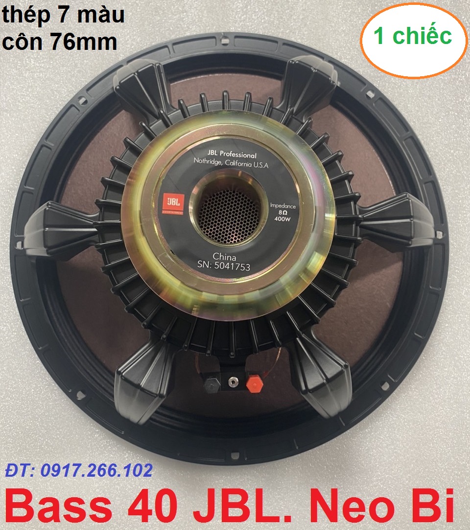 LOA BASS 40 NEO BI JBL SÁNG TIẾNG COIL 76mm TỪ 130 CAO CẤP - LOA 4 TẤC TỪ NEO - GIÁ 1 CHIẾC