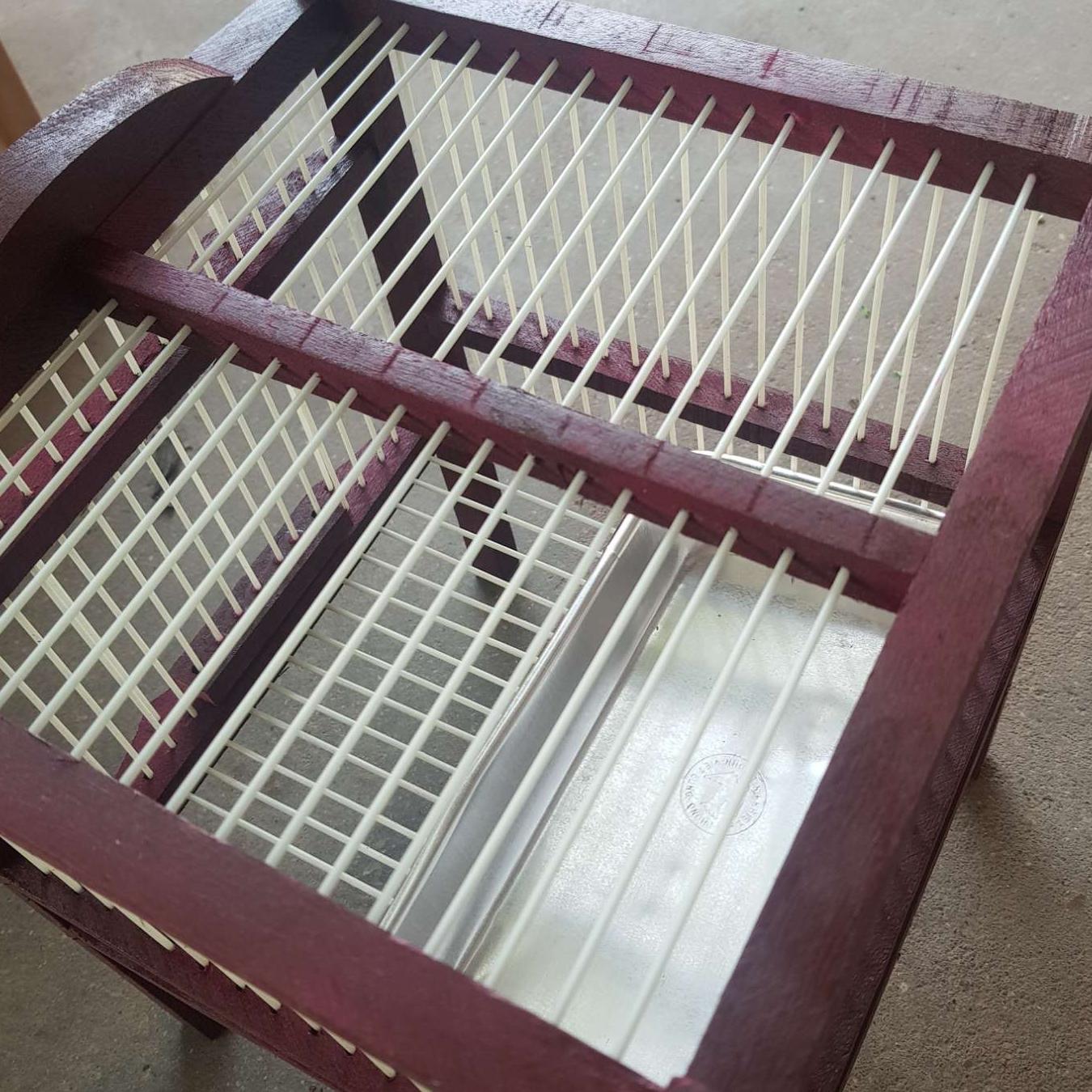 Lồng tắm cho chim kèm khay nhôm