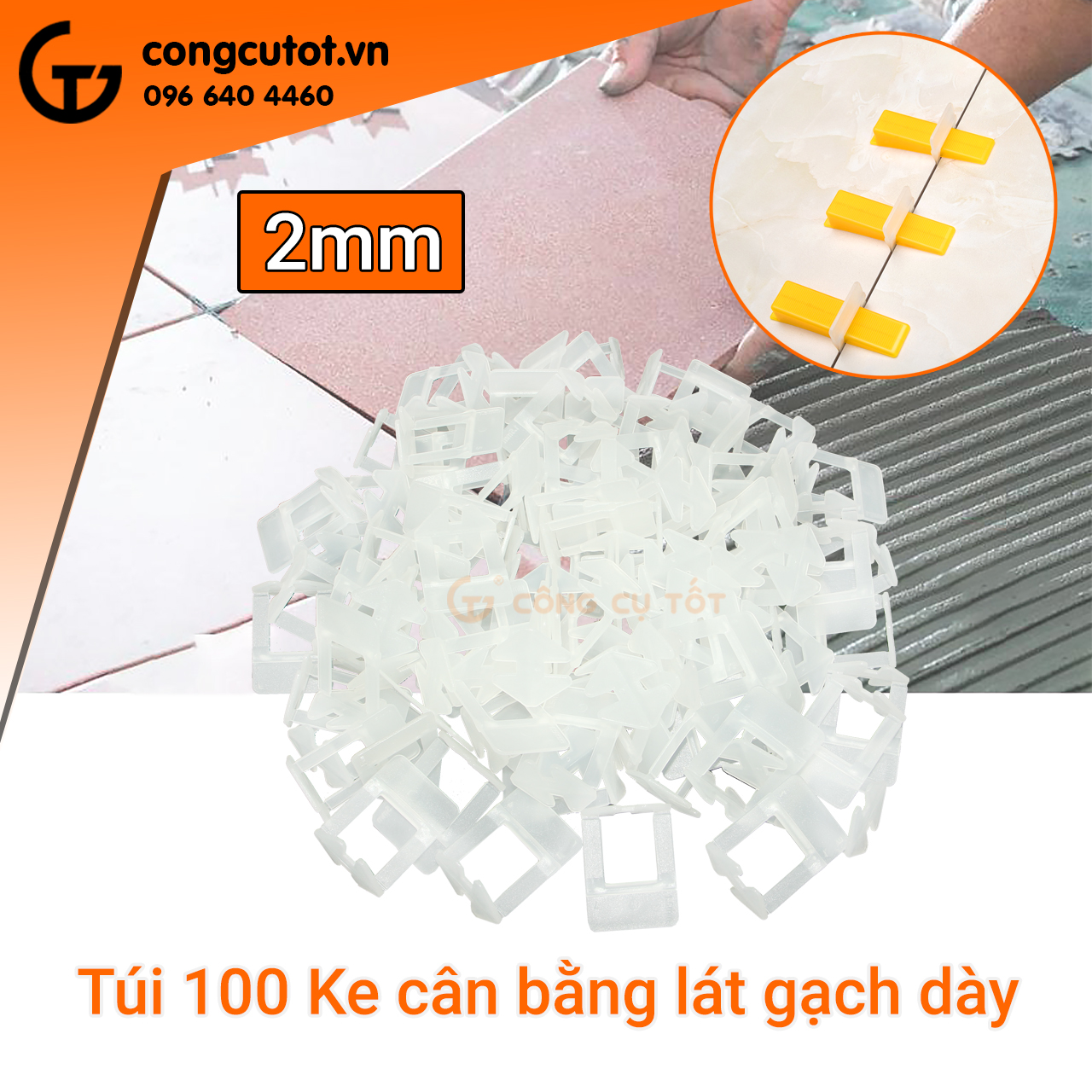 Túi 100 ke cân bằng ốp lát gạch các cỡ