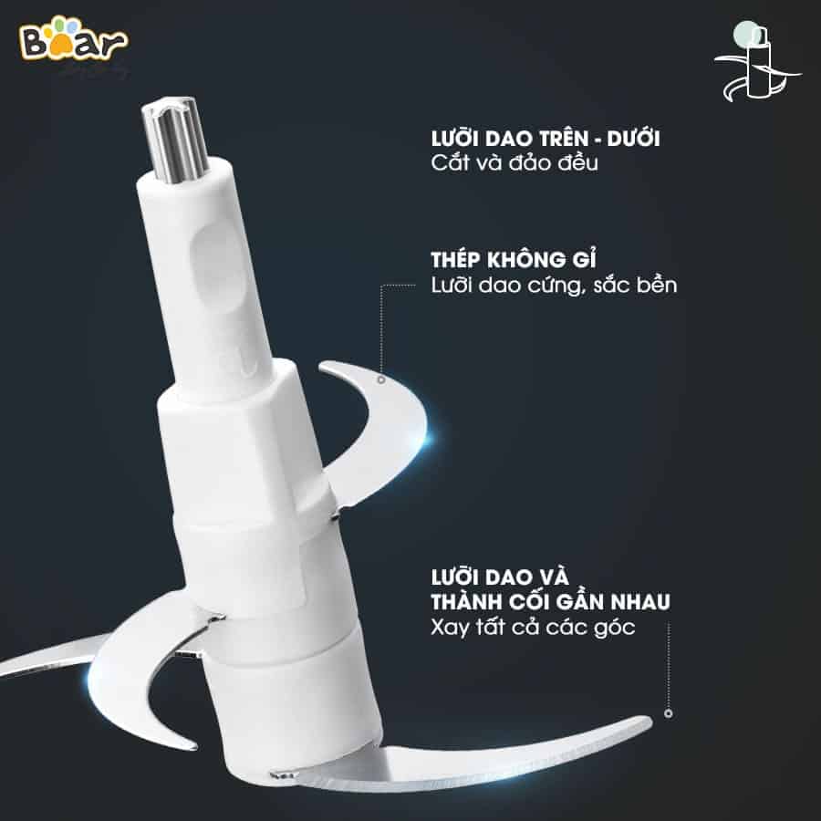 Máy xay thực phẩm đa năng Bear QSJ-C04R8S