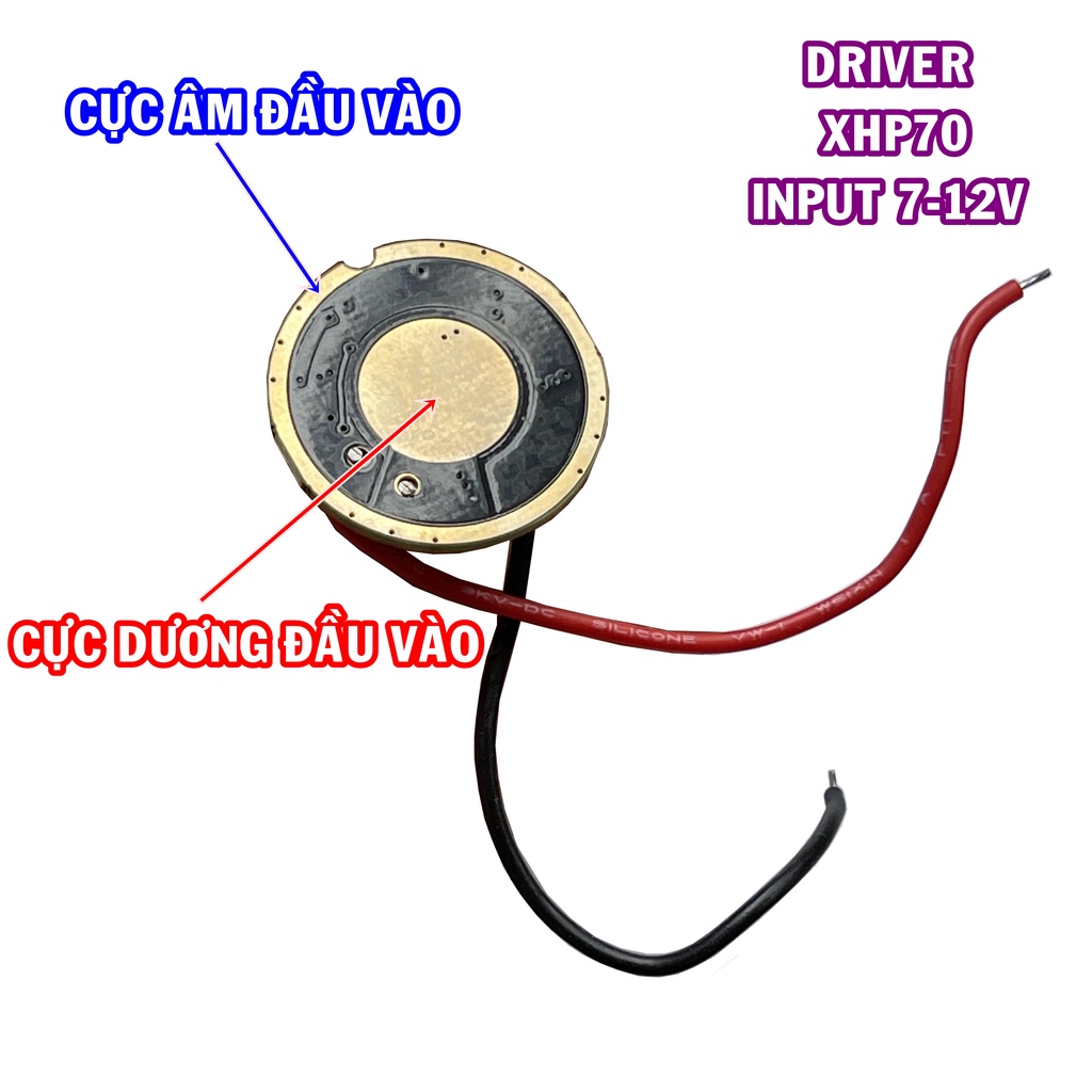 Module driver bóng đèn led XHP70 6V 30W