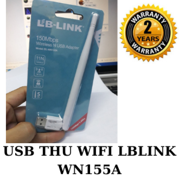 Usb Thu Wifi 1 Anten LBLINK  BL-WN155A- Chính Hãng 100%, Thu Sóng Cực Ổn Định, Bảo Hành 2 Năm 1 đổi 1