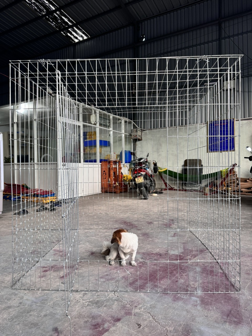 Lòng 1M2 x1m5x1m5 và 1mx1m5x1m5 [lòng gà ráp sẳn], chuồng gà lắp ráp , lòng vuông , chuồng vuông ,chuồng kẽm, lòng kẽm