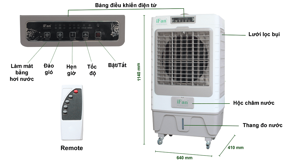 quạt điều hòa không khí ifan-650