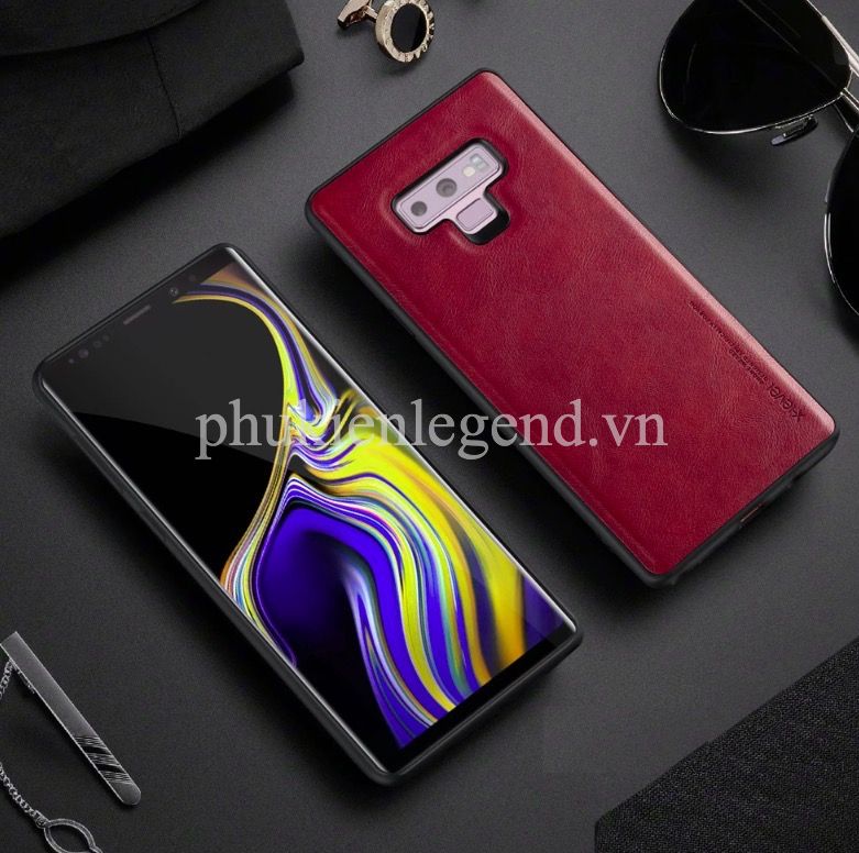 Ốp lưng da cho Samsung Note 8, Note 9, hiệu X-level Da Chính hãng
