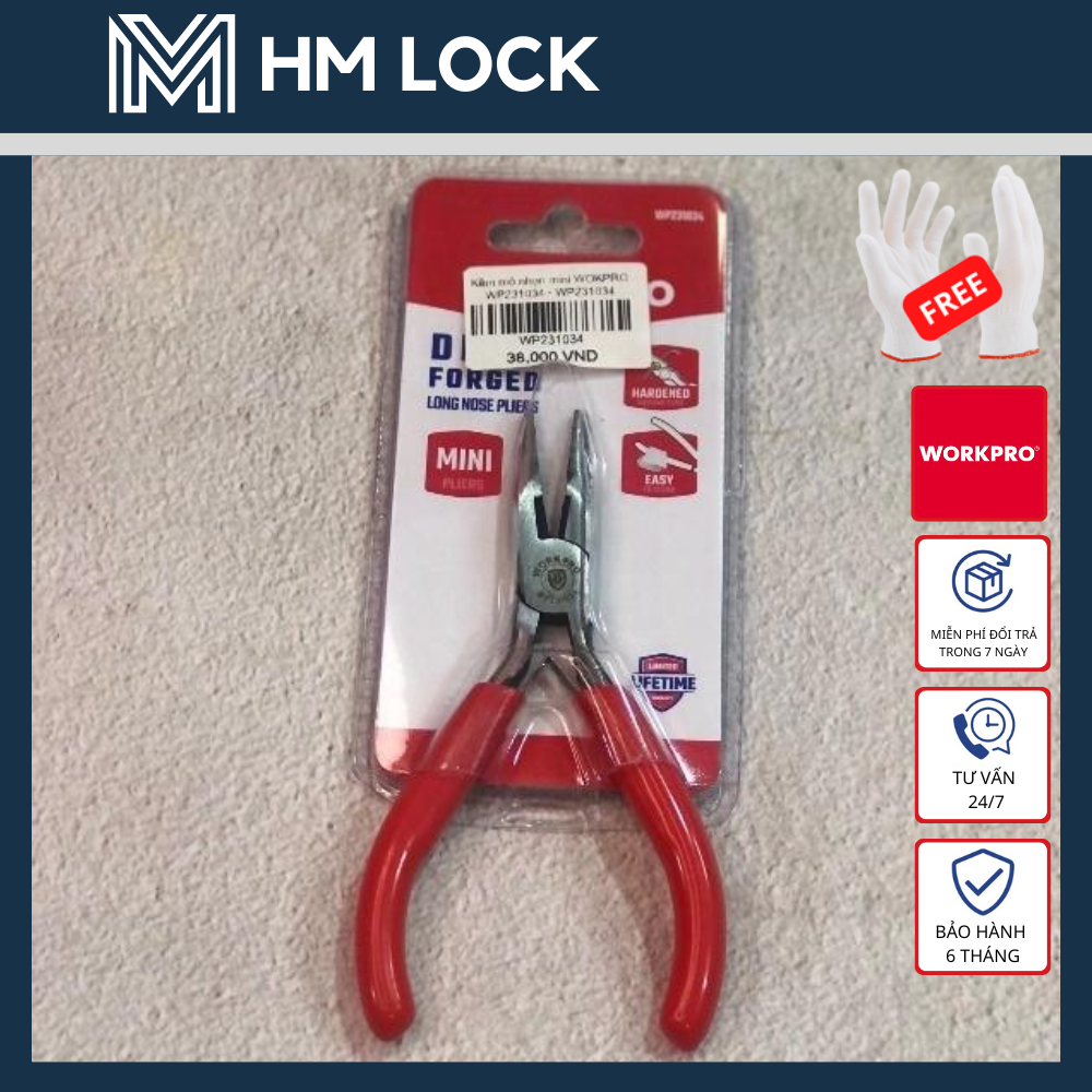 KỀM MINI Workpro NHỌN, CẮT, ĐIỆN - HÀNG CHÍNH HÃNG