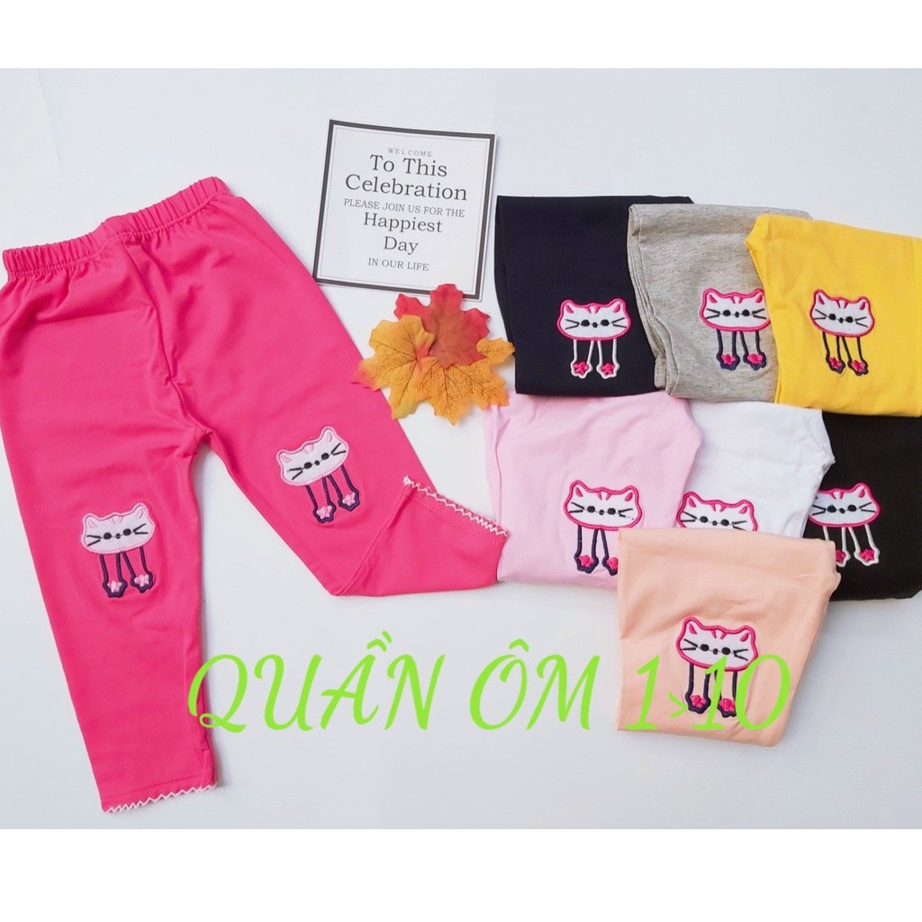 Quần Legging, Quần Ôm Dài Cho Bé Gái