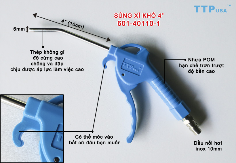 Dụng cụ xì khô 4" TTPusa