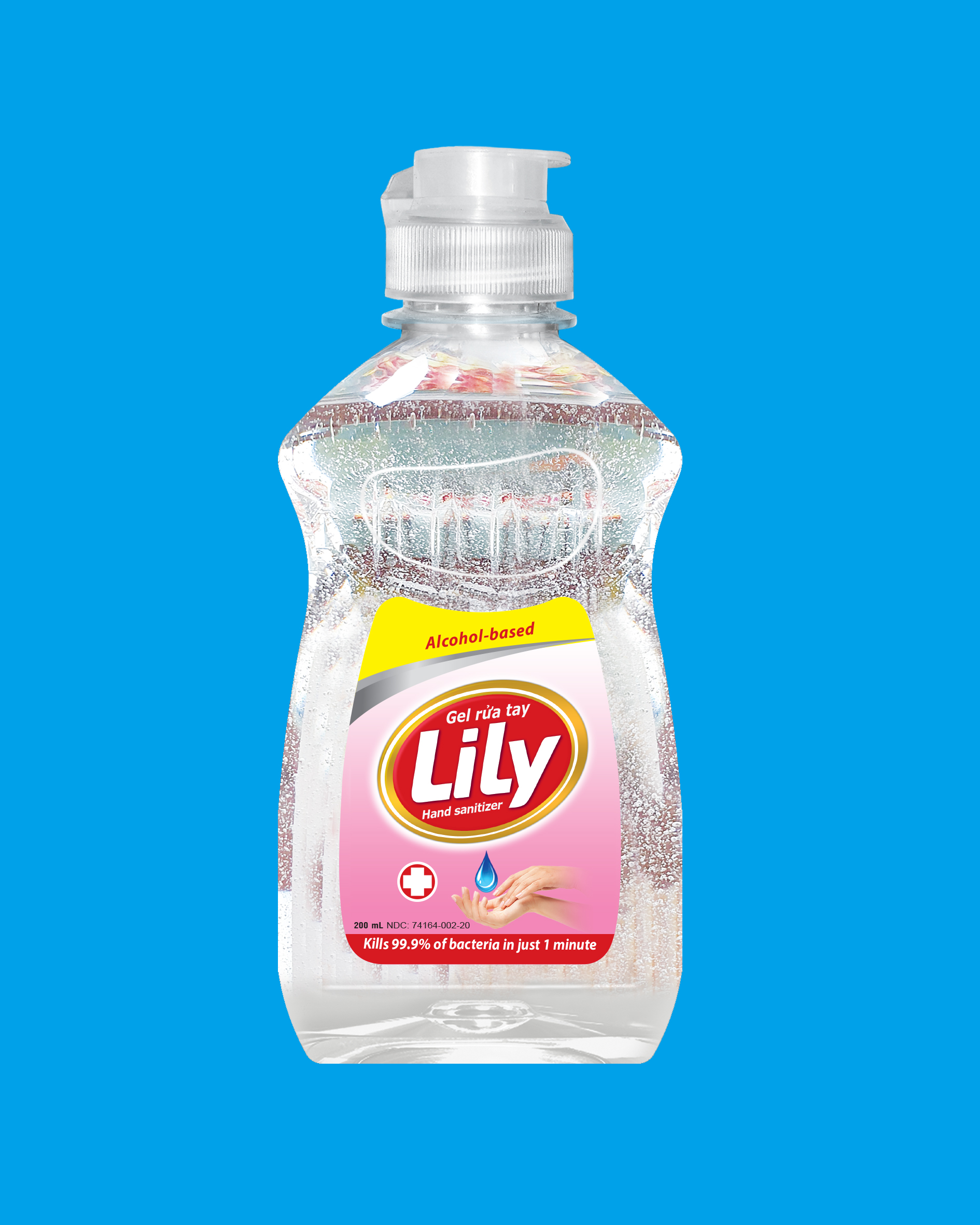 [HCM]Gel Rửa Tay Khô Kháng Khuẩn LiLy (Chai 200ml)