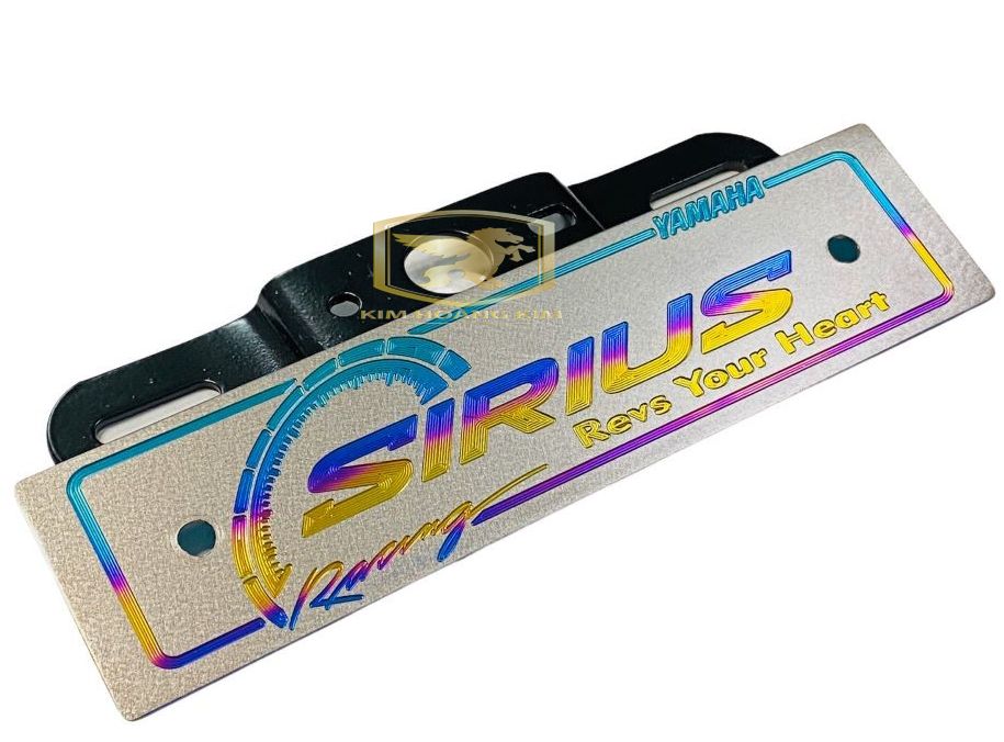 Bảng tên TITANIUM điện phân dành cho Sirius (100% TITAN)
