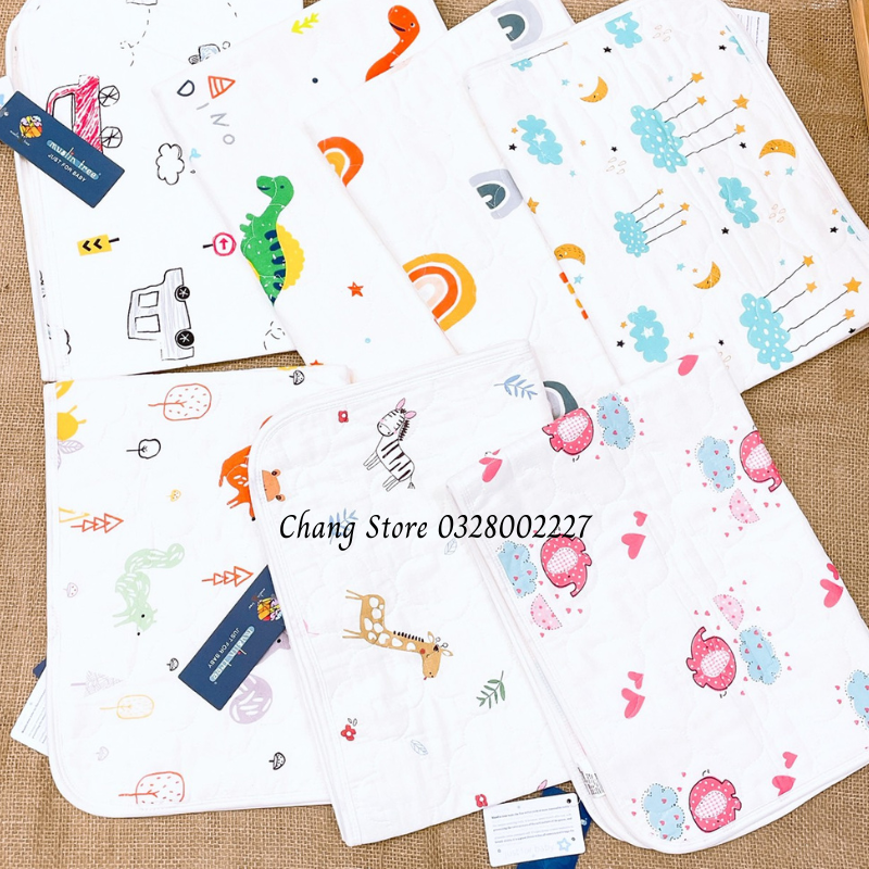 Lót đái chống thấm Muslin Tree sợi tre cao cấp