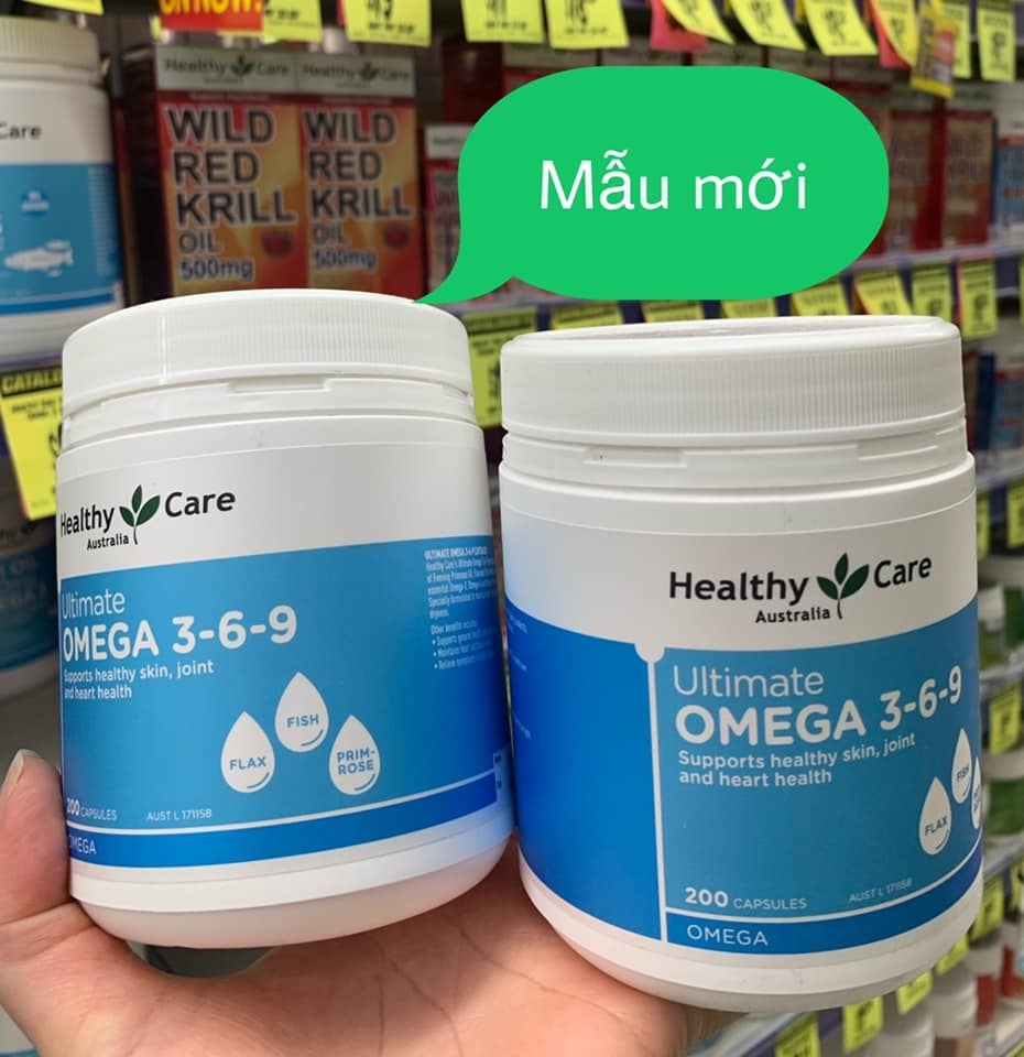Viên Uống Dầu Cá Omega 3 6 9 Healthy Care Ultimate Của Úc (200 viên) - An Beauty Shop