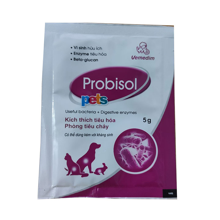 [ combo 10 gói ] MEN TIÊU HÓA CHO CHÓ MÈO PROBISOL PETS 5G