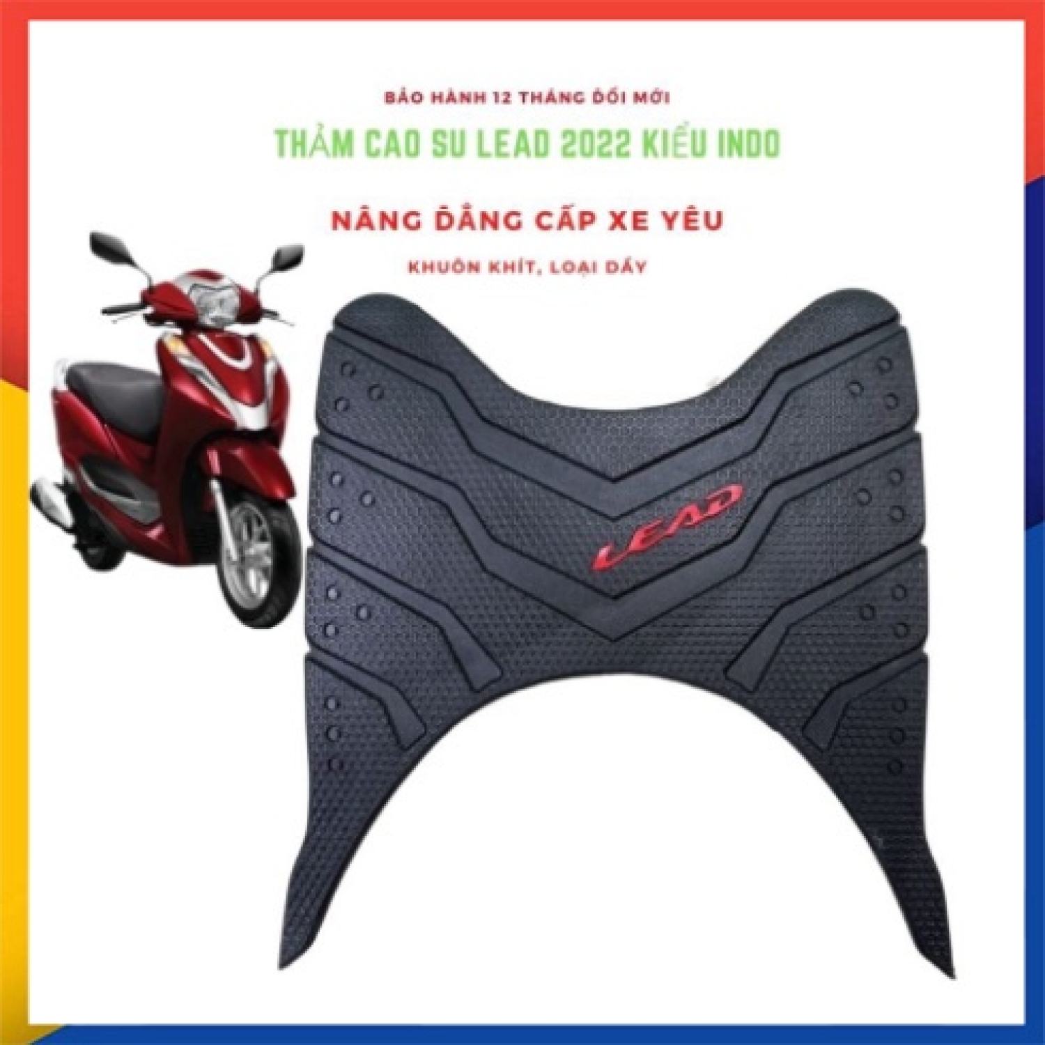 Thảm Để Chân Cao Su Lead 2022 ( Mới )