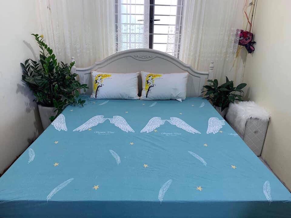 Ga chống thấm cotton hàng cao cấp giá siêu rẻ cực kì an toàn cho bé yêu( giao màu ngẫu nhiên) KT 1.8 x 2m