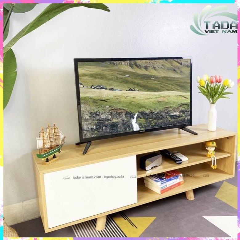 Tủ gỗ để tivi âm ly loa. Kệ gỗ để tivi. Nội thất phòng khách, phòng ngủ. Gỗ MDF cao cấp. Chân gỗ Sồi