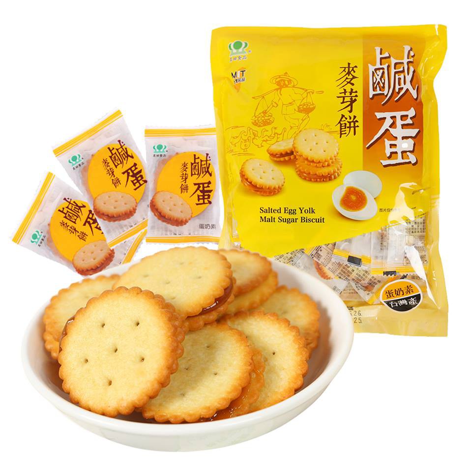 [ BỊCH 180G] Bánh Quy Trứng Muối Đài Loan [VỊ TRỨNG MUỐI ] [SIÊU NGON]