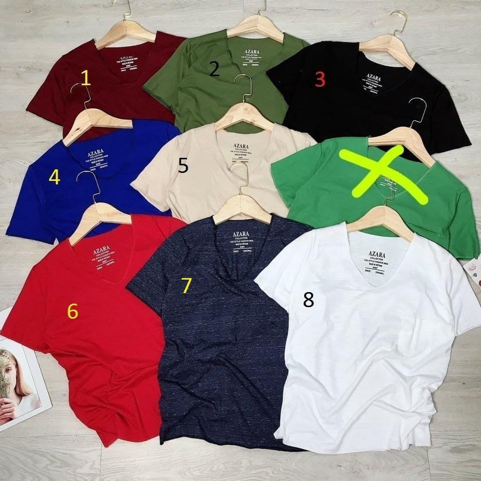 Áo giấy siêu mỏng  siêu nhẹ cổ tim AZARA bán quanh năm TTKX0599