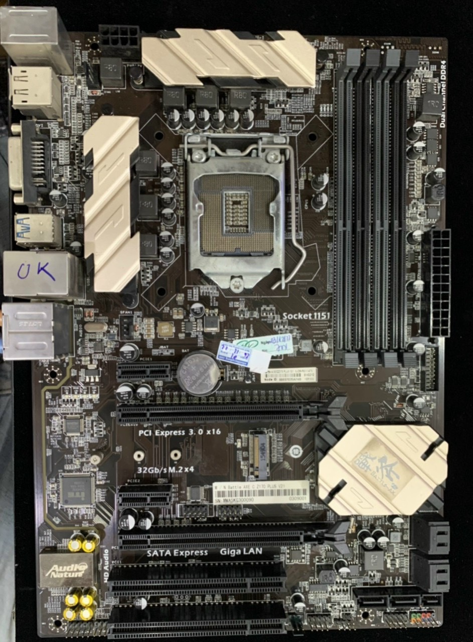 Main Z170 Colorful PLUS V21 4 khe ram chạy socket 1151v1 chạy Cpu đời 6,7