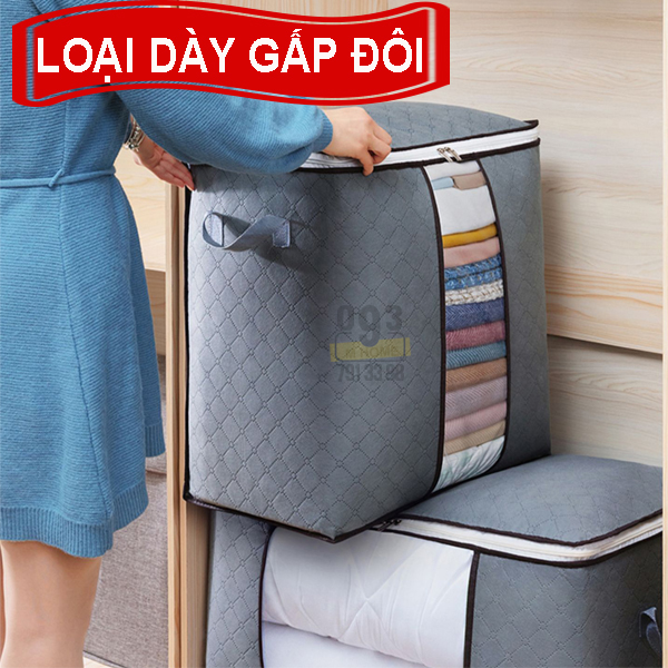 Storage Bag Clothes Blanket Pillow Box Clothing Sweater Box Pouch Holder Organizer