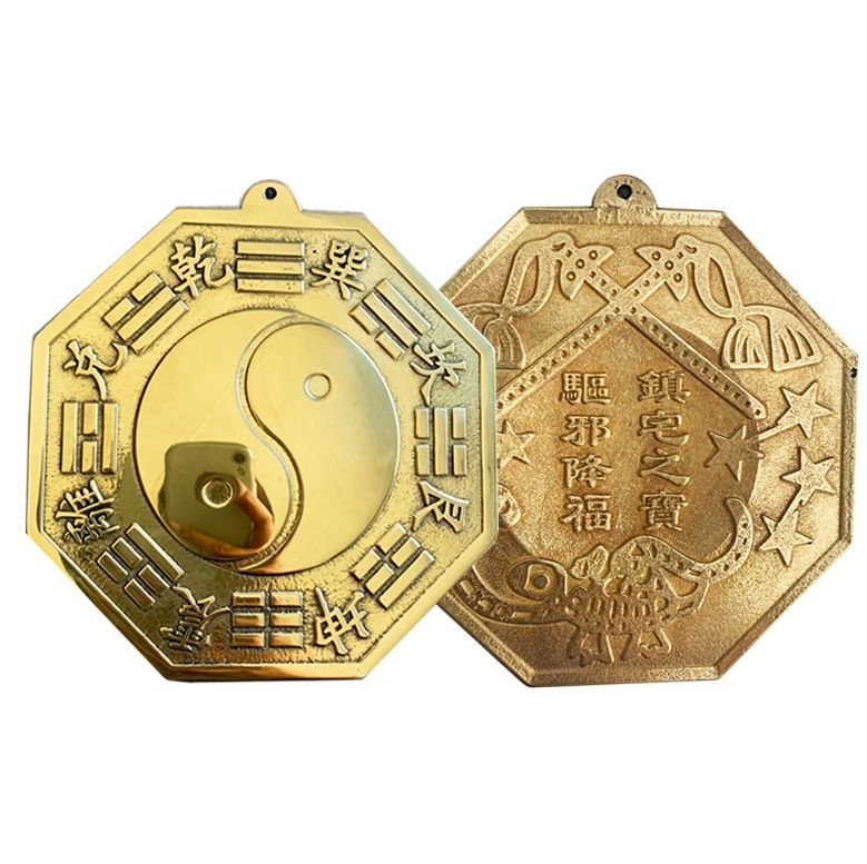 Gương Bát quái phong thủy  bằng đồng