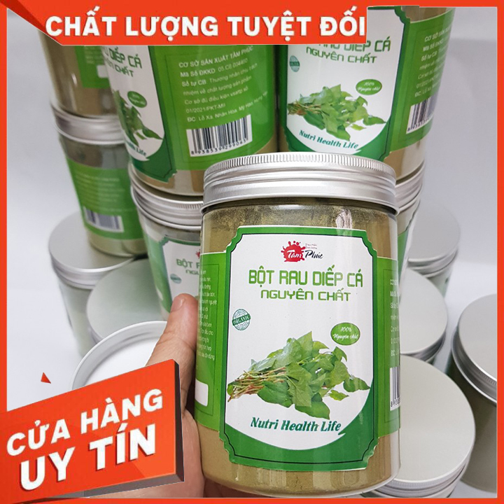 Bột diếp cá, , bột rau diếp cá sấy lạnh, bột diếp cá nguyên chất, thanh nhiệt, đẹp da, ăn dặm, bột rau củ sấy lạnh