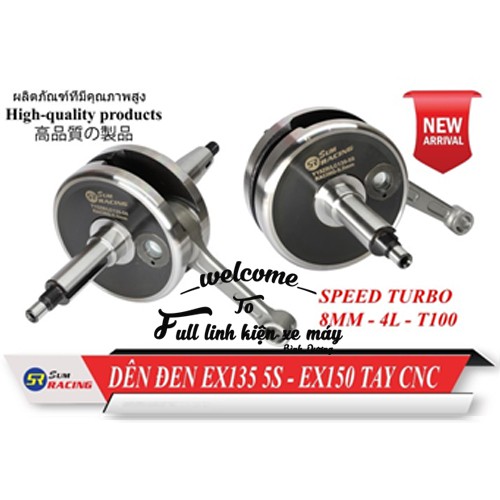 Dên đen exciter 135 5 số exciter 150 tay cnc