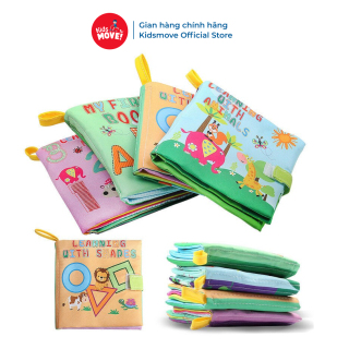 Sách vải cao cấp cho trẻ em hàng xuất Mỹ đồ chơi giáo dục an toàn tiêu chuẩn SGS thumbnail