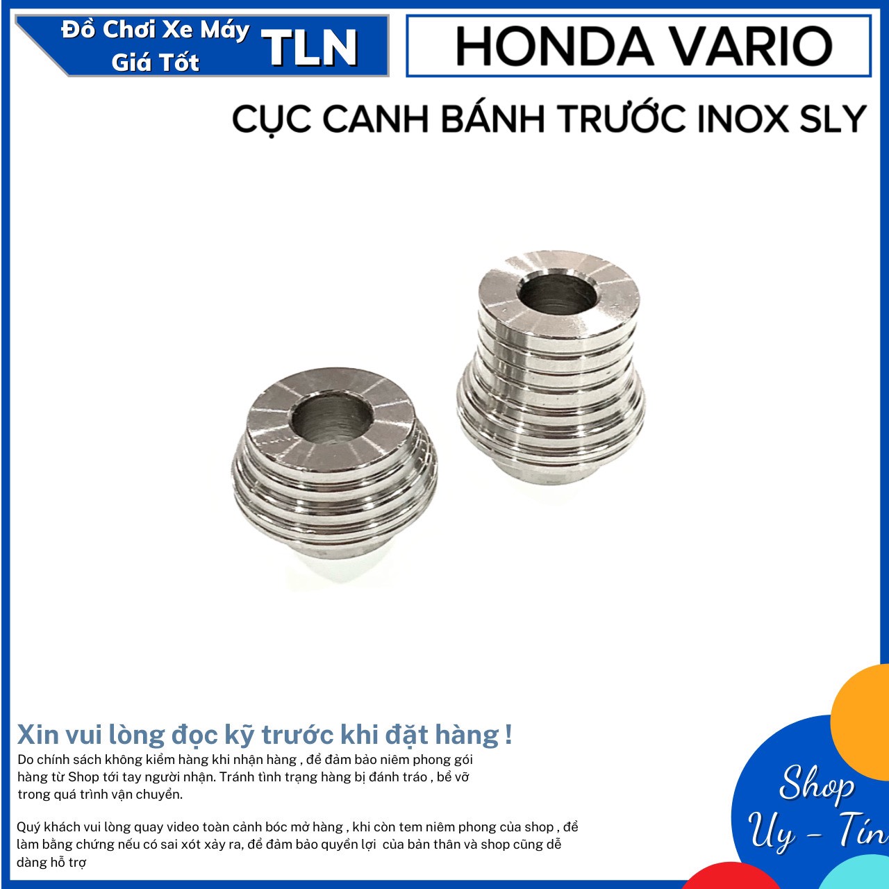 Cục canh bánh trước inox salaya vario