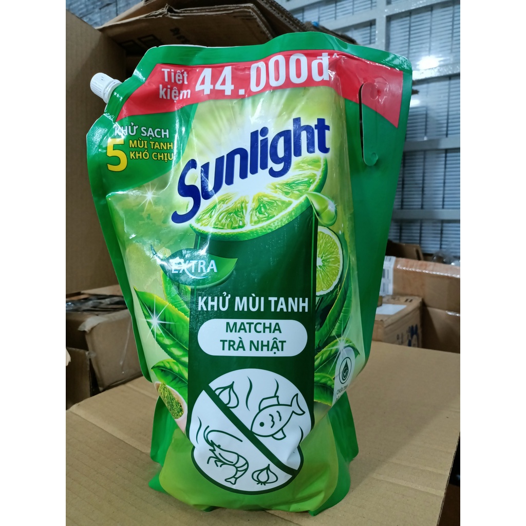 Nước rửa chén bát Sunlight ( 3,4 kg/ 3,5kg / túi) Sản phẩm cty Uniliver
