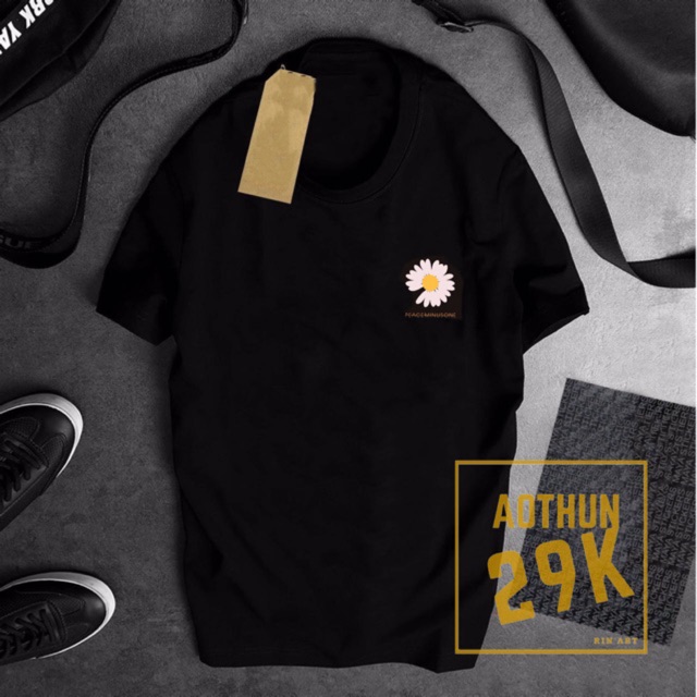 [HCM]ÁO THUN HOA CÚC PHIÊN BẢN LOGO NHỎ