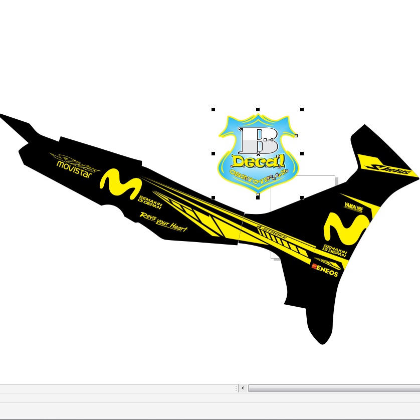 [HCM][ QUÍ KHÁCH VUI LÒNG MANG TEM RA TIỆM CHO THỢ DÁN] TEM RỜI Sirius xăng cơ Movistar vàng dán xe đen