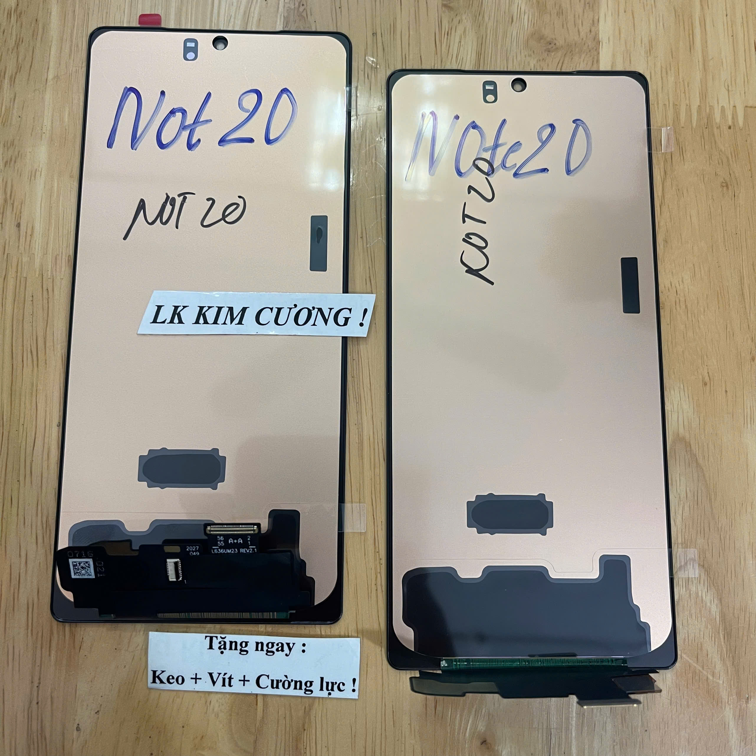 Màn hình samsung NOTE 20 - Phôi nhỏ - OLED
