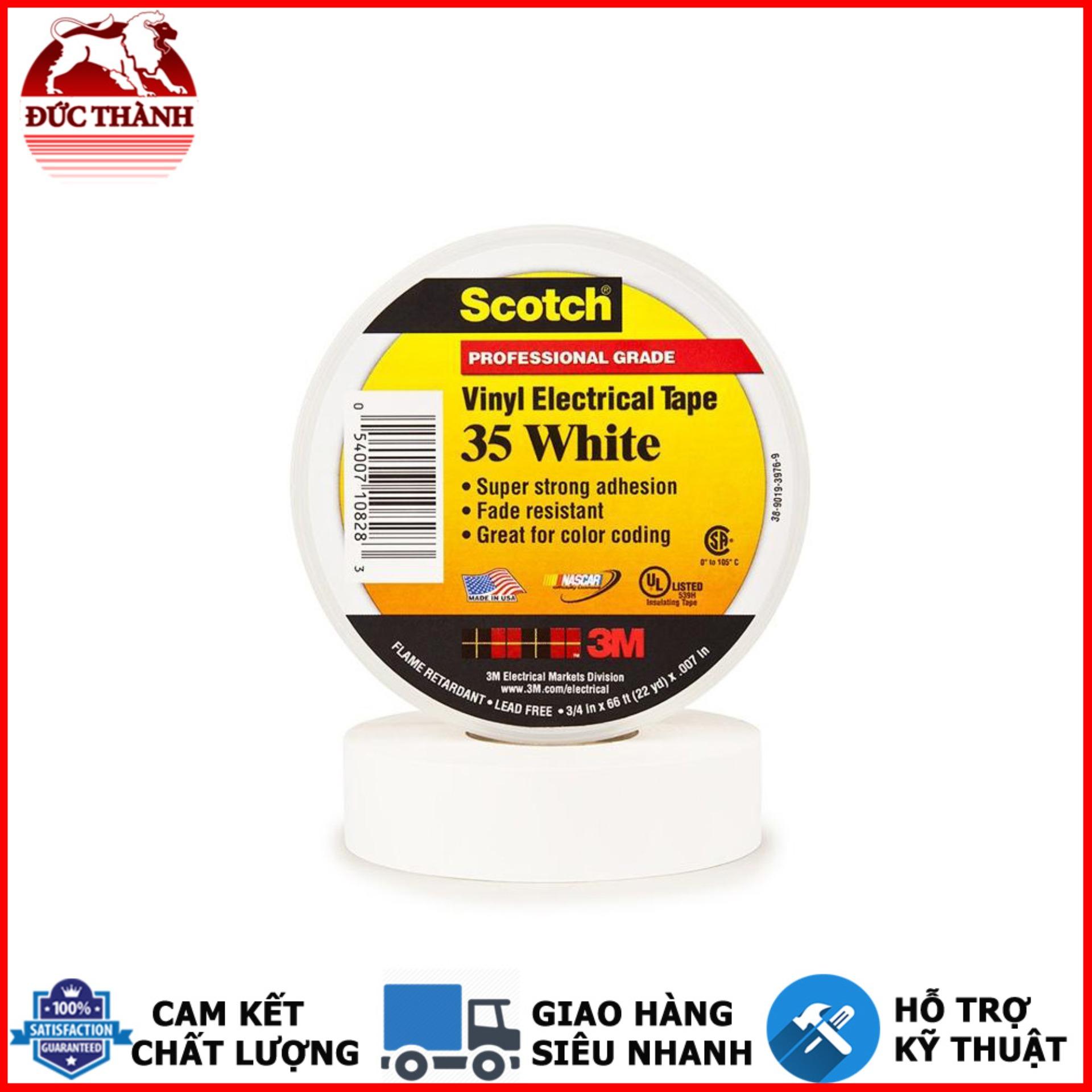 Băng keo điện - 3M 35 19mmx20.1m (Trắng)