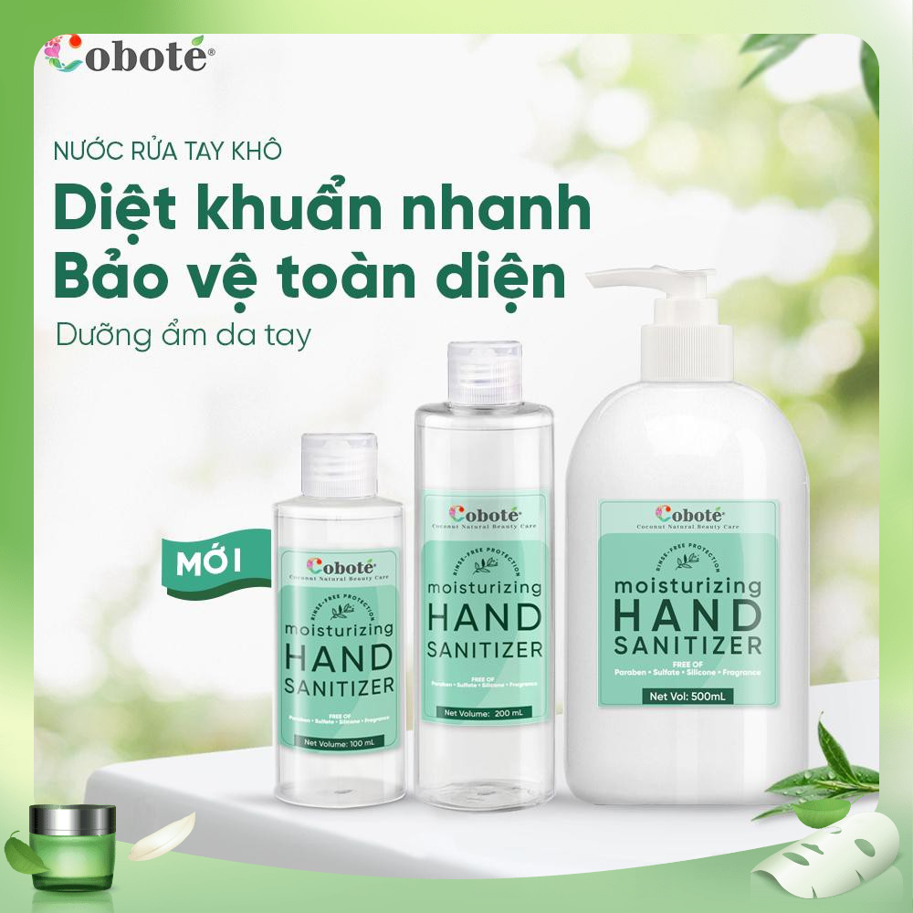 Nước rửa tay khô Coboté 100ml 200ml 500ml