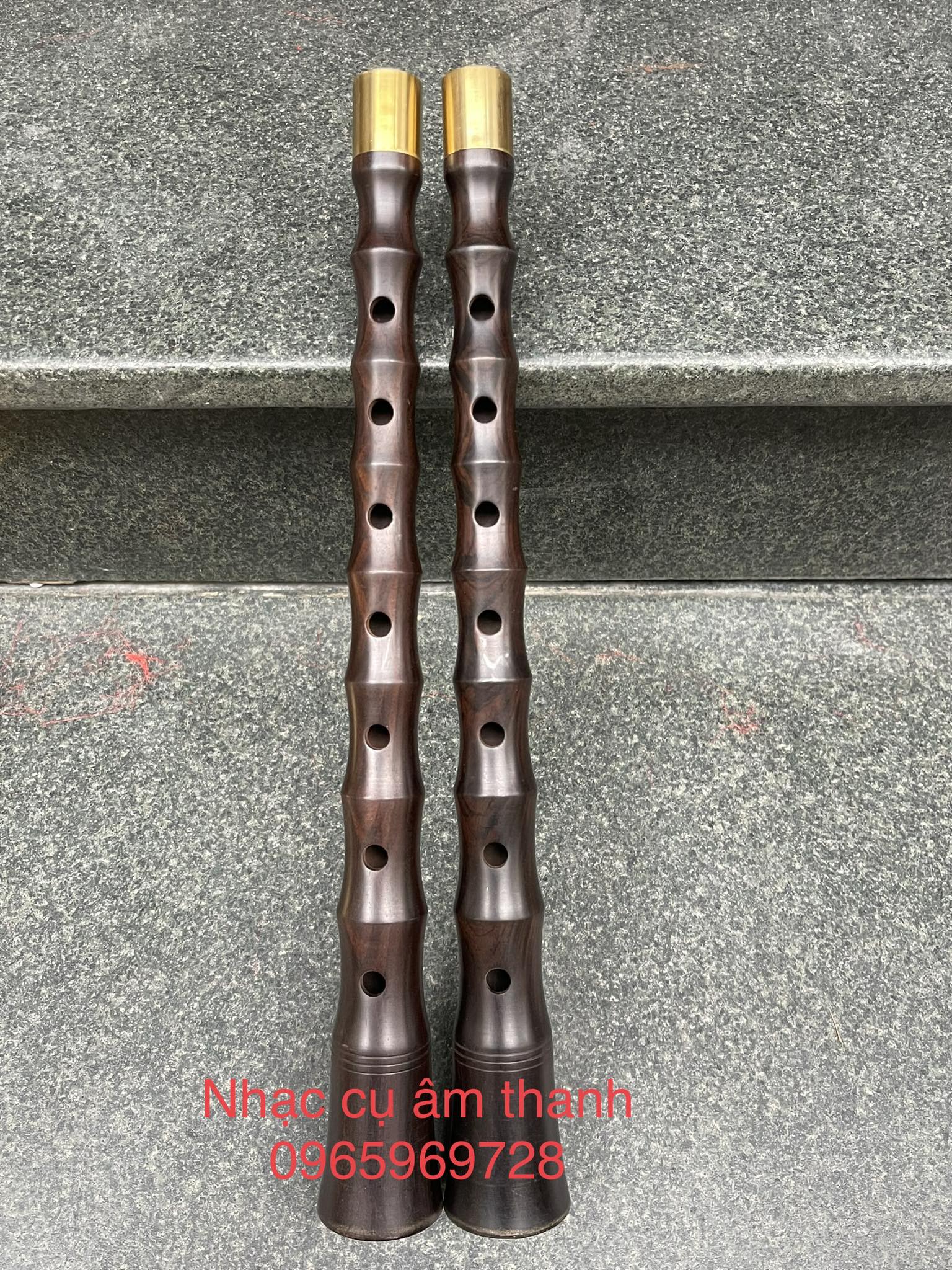 Bộ kèn đám hiếu đám ma gỗ mun âm chuẩn